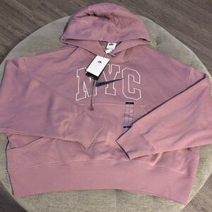 Nike NSW New York City NYC Oversized Hoodie.  Lavender  Women’s Small